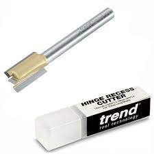 Trend Hinge Recess Cutter 1/4" Shank